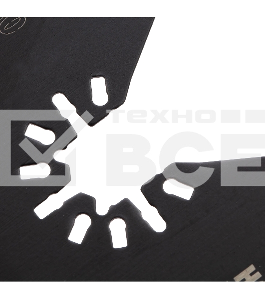 Насадка для МФИ Denzel отрезная полукруг., HSS, по металлу и дереву, 80 х 1,2 мм, мелкий зуб