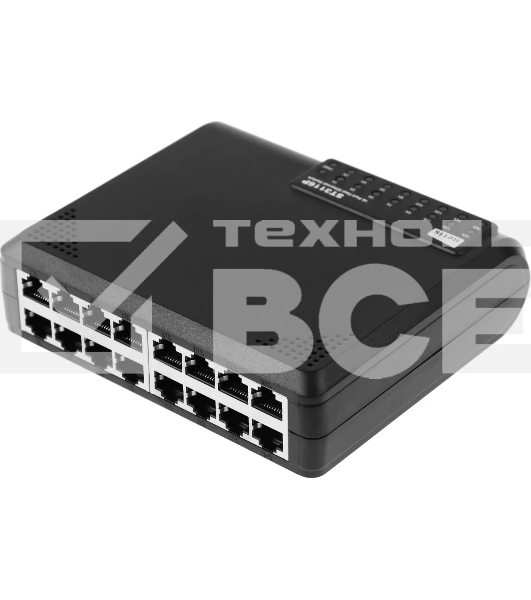 Коммутатор Netis ST3116P неуправляемый настольный 16x10/100