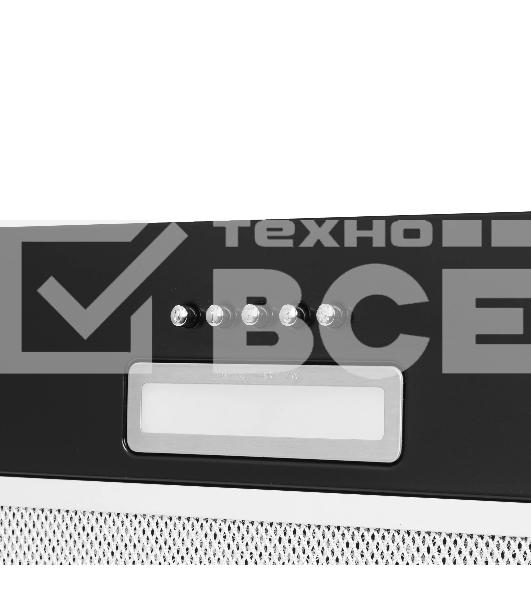 Вытяжка встраиваемая LEX GS Bloc LIGHT 600 черный, 53 см, 500 куб. м/ч, 44 дБ