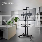 Стойка для телевизора с кронштейном ONKRON TS1552 40'-70', мобильная, черный, фото2