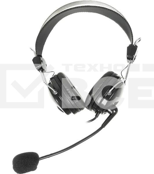 Гарнитура проводная A4Tech HS-7P, черный