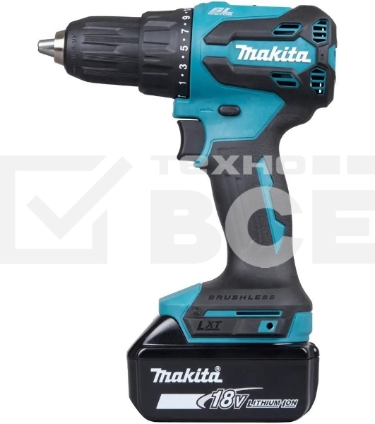 Дрель-шуруповерт Makita DHP490SFJ аккум. патрон:быстрозажимной