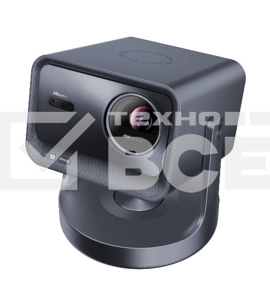 Проектор Hisense 65~300', Projector Triple-Chroma, 4K UHD, 25 000ч, 3000Лм, 4K@60Hz, 2K@240Hz, 2K@120Hz, VIDAA U9, 40Вт, Voice assistant, Bluetooth, WiFi, AirPlay 2, 2HDMI, 2USB