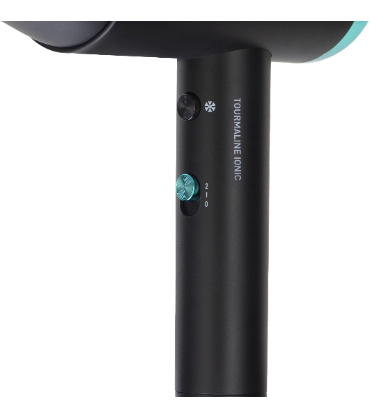 Фен VITEK VT-1324 черный/зеленый, 2200 Вт, ионизация