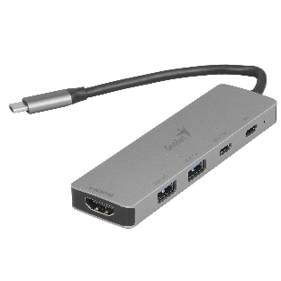 USB-концентратор Genius UH-500, USB Type-C, USB 3.0/HDMI, USB Type-C