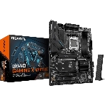 Материнская плата Gigabyte B840 GAMING X WIFI6E, AM5, AMD B840, 4xDDR5, 4xSATA, 3xM.2, 1xPCIe 4.0 x16, 3xPCIe 3.0 x16, 1xHDMI, 1xDP, 1x2.5Gb LAN, Wi-Fi 6E, Bluetooth 5.3, 1xUSB-C 10Gbps, 1xUSB-A 10Gbps, 2xUSB-A 5Gbps, 4xUSB-A 2.0, 3x3.5 мм, 7.1, ATX, фото 1