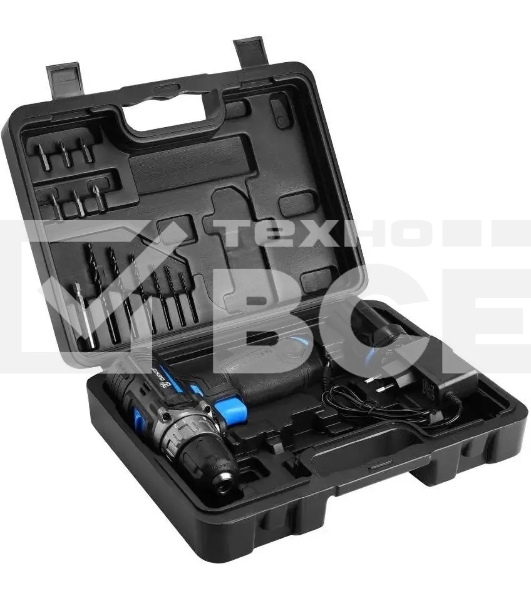 Дрель-шуруповерт Deko DKCD12V PRO Аккумуляторная, Кейс
