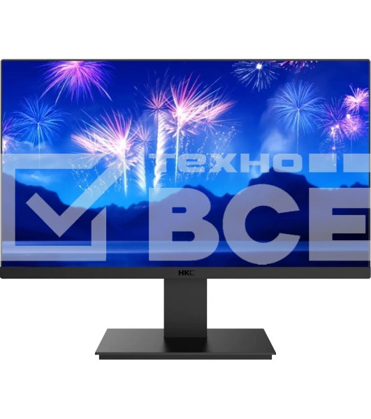 Монитор 23.8' HKC MB24V13FS129 IPS 1920x1080, 100 Гц, 4 мс (GtG), 16:9, 250 кд/м², VGA, HDMI 1.4, DP 1.2, 3.5 Jack, динамики (2×2 Вт), черный