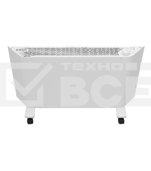 Конвектор Denzel XCE-1500 белый, 1500 Вт, 20 м2, термостат