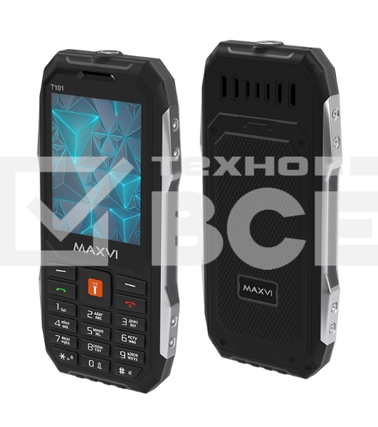 Мобильный телефон Maxvi T101 черный