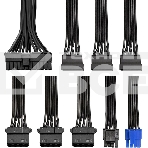 Блок питания ExeGate 400PPH-LT-OEM, 400W, 80 PLUS, (ATX, APFC, SC, КПД 82% (80 PLUS), 12cm fan, 24pin, (4+4)pin, PCI-E, 3xSATA, 3xIDE, black, кабель 220V 1,8м с защитой от выдергивания, RTL), фото2