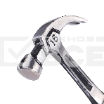 Молоток-гвоздодер цельнокованый PATRIOT FCH 450, кругл.боёк 450 гр, 50-58 HRC, фиберглас.рукоять, прямой гвоздодер малый вес, компактный размер, антивибрацион.система, магнитный гвоздодержатель, 775 гр, фото3