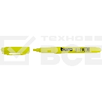 Текстовыделитель Buro Base скошенный пиш. наконечник 1-4мм желтый коробка, фото2