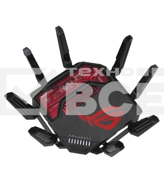 Маршрутизатор ASUS GT-BE19000, черный/красный, 90IG0850-MO9A0V