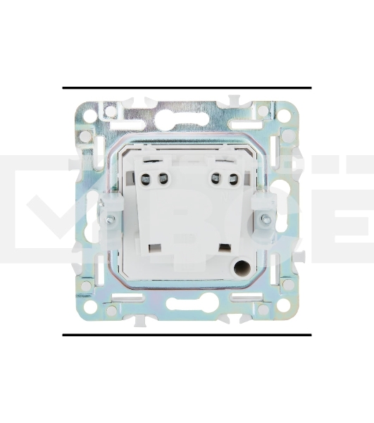 Розетка IEK SKANDY SK-R02G 10А графит без заземл. без защ. шторок SK-R10-10-K53