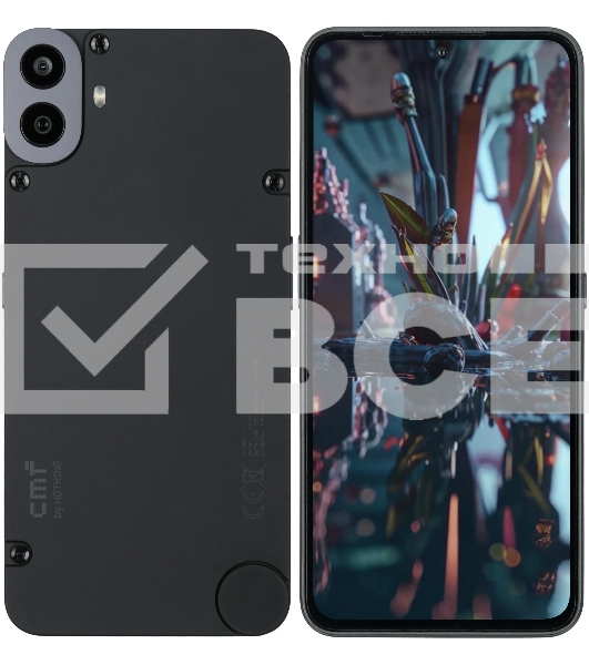 Смартфон Nothing Phone 1 EU, 8/128Gb, черный
