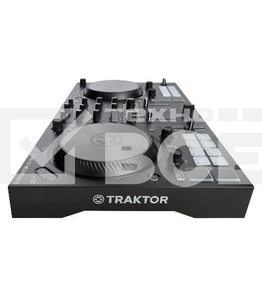 Контроллер DJ [25421] Native Instruments [Traktor Kontrol S2 MK3] 2-х канальный, для Traktor Pro/DJ, 16 RGB пэдов, аудио интерфейс 24бит/96кГц, 2-х канальный микшер, микрофонный вход, 2 стерео выхода (линейный и 3.5 мм TRS), выход на наушники