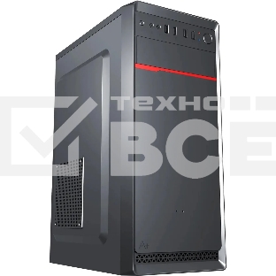 Компьютерный корпус Digma DCC-MD302 черный без БП ATX 1x80мм 3x120мм 2xUSB 2.0 2xUSB 3.0 audio