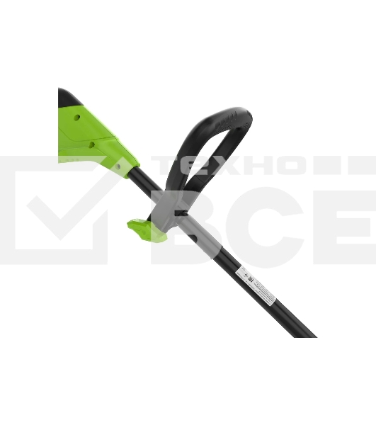 Триммер Greenworks 25 см, авт., 24V, с АБ 2 А.ч. и ЗУ слайдер 2,0А 2107207SA