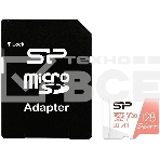 Флеш карта microSD 128Gb Silicon Power Superior A1 microSDXC Class 10 UHS-I U3 100/80 Mb/s (SD адаптер), фото 1