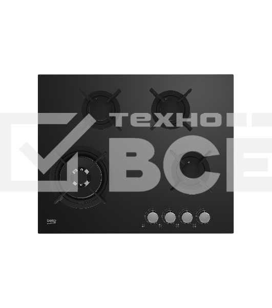Газовая варочная панель Beko HINW 64229 S черный