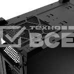 Компьютерный корпус без блока питания Case HSPD M541, Mesh Mid Tower, черный, TG, 0.7 SPCC, no fans, ATX, mATX, mITX, 170/405/210мм, 2x2.5