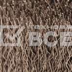 Щетка для УШМ Denzel 75 мм, М14, чашка, витая нержавеющая проволока 0,3 мм, фото3