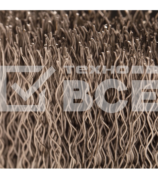 Щетка для УШМ Denzel 75 мм, М14, чашка, витая нержавеющая проволока 0,3 мм