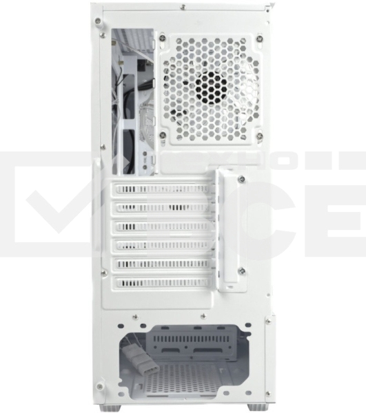 Компьютерный корпус Ginzzu RX330 ATX FAN 12CM FRGb*4 Белый