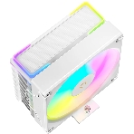 Кулер для процессора Ocypus Delta A40 SE WH ARGB, 120мм ARGB FAN, Top ARGB Panel, 4 HEAT PIPES, 4-PIN PWM, 800-1800 RPM, 31DBA, HYDRO BEARING, LGA115X/1200/1700/18XX, AM4/AM5, фото9