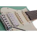Электрогитара SCHECTER NICK JOHNSTON TRAD-HSS A. GREEN - электрогитара 6-струнная. 22 лада, корпус: ольха, гриф: обоженный клен, накладка черное дерево, на болтах, звукосниматели: HSS Schecter Diamond '78, 2x Schecter Diamond Nick Johnston Single Coil, р, фото9