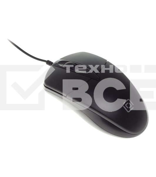 Мышь проводная Oklick 275M черный, 1000 dpi, USB, кнопки - 3