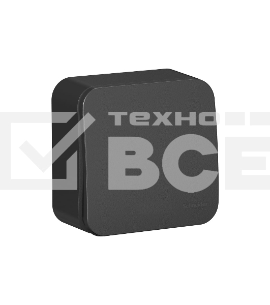 Выключатель 1-кл. ОП BLANCA (сх.1) 10А 250В изол. пласт. антрацит SchE BLNVA101016