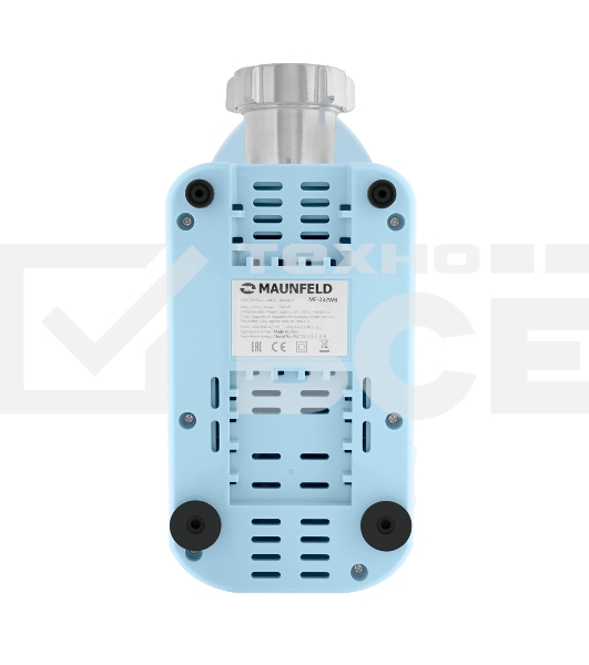 Мясорубка Maunfeld MF-232WB 1340 Вт, голубой