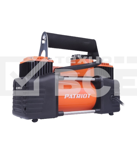Компрессор автомобильный PATRIOT CC 1660 черный/оранжевый