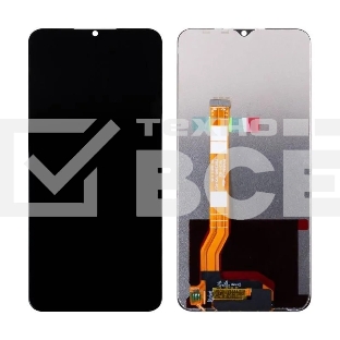 Дисплей для OPPO A18 (CPH2591) в сборе с тачскрином черный