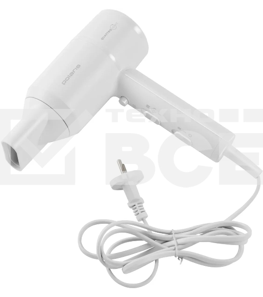 Фен Polaris PHD-2044TI белый/серый