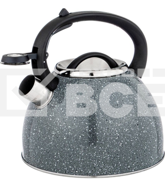 Чайник для плиты AGNESS 907-064 нерж. 2,5 л