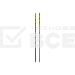 Сверло спиральное по металлу Denzel 2 х 86 мм Р6М5, Golden Tip, удлиненное, 2 шт., фото 1
