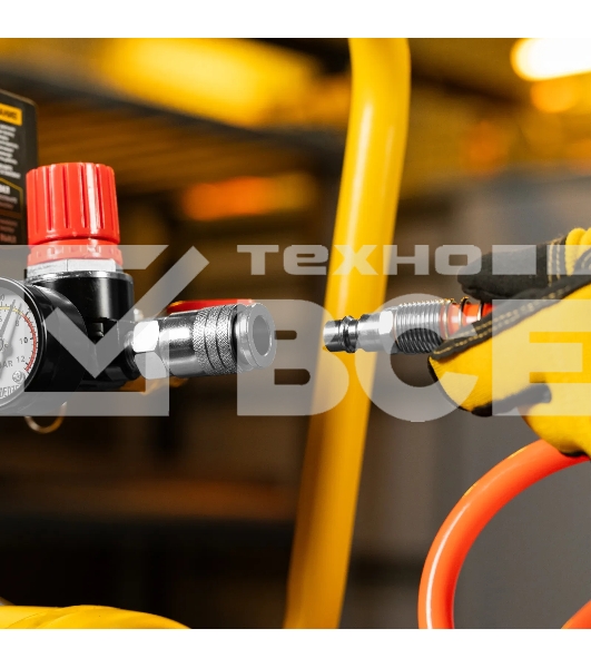 Компрессор безмасл. малошумный Denzel DLP-950/24, 950 Вт, 24 л, 2850 об/мин, 170 л/мин