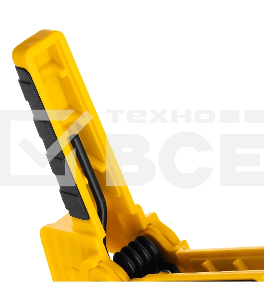 Струбцина клещеобразная Denzel усиленная 65 х 50 мм, двухкомпонентные рукоятки