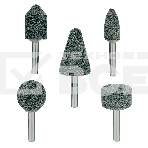Набор шарошек Denzel абразивных для дрели (ПШМ), 63С, 5 шт., фото2
