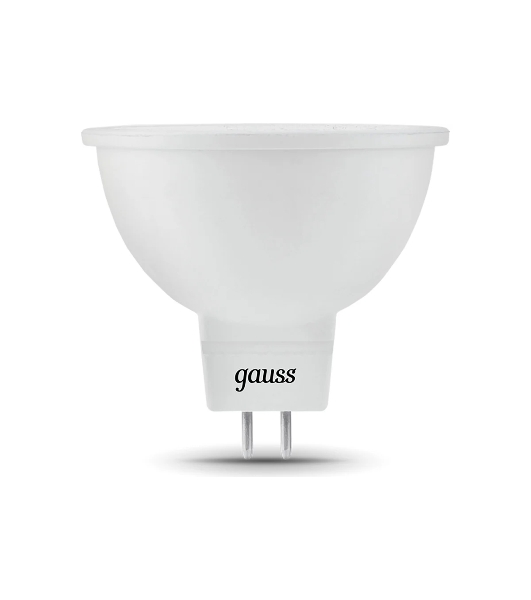Лампа светодиодная Gauss LED MR16 GU5.3 7W 600lm 2700K 1/10/100