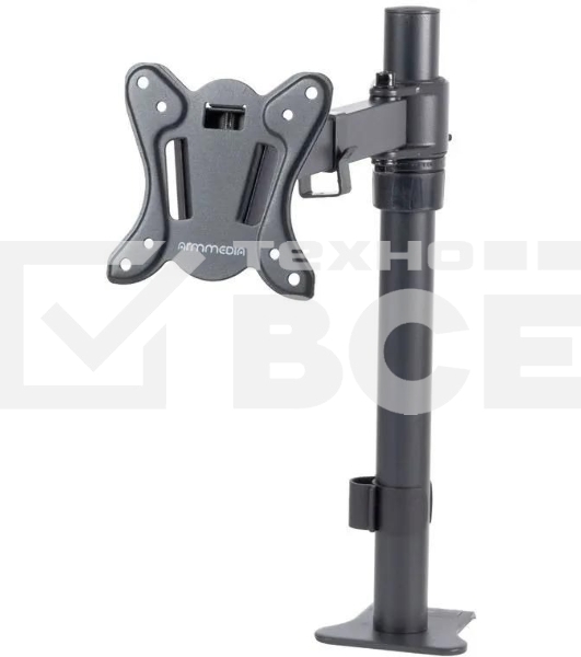 Кронштейн для мониторов Arm Media LCD-T11 черный 15'-32' макс.12кг настольный поворот и наклон верт.перемещ.