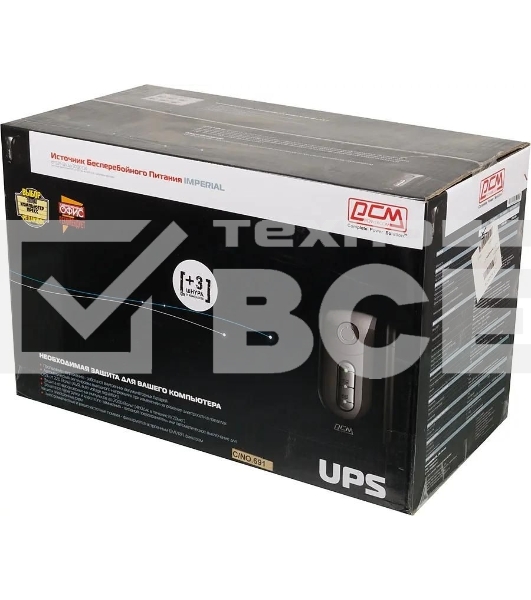 Источник бесперебойного питания Powercom Imperial IMP-1025AP 615Вт 1025ВА черный