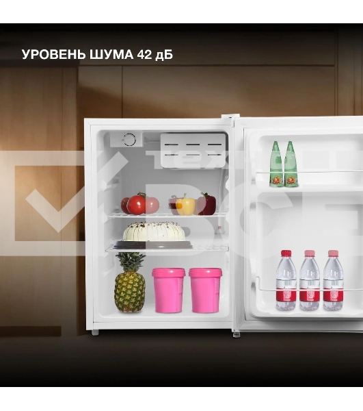 Холодильник Hyundai CO1002 белый однокамерный 65л, ручная разморозка