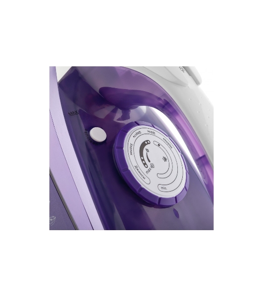 Утюг BRAYER BR4004 фиолетовый/белый, 2400 Вт, 25 г/мин, 140 г/мин, 280 мл