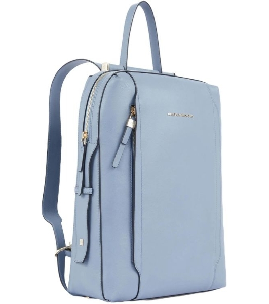Рюкзак женский Piquadro Circle CA4576W92/AZ3 голубой кожа