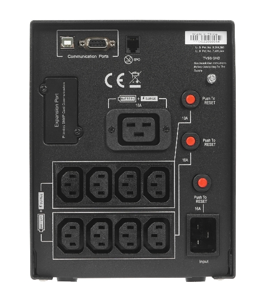 Источник бесперебойного питания CyberPower PR2200ELCDSL/2200 ВА/1980 Вт/USB/RJ-11/RJ-45/1 х IEC 320 C19 (компьютерная), 8 х IEC 320 C13 (компьютерная)