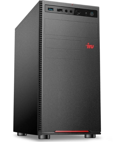 Компьютер IRU Planio 310H6SEV MT i3 12100 (3.3) 16Gb SSD 512Gb UHDG 730 FreeDOS GbitEth 400W черный (RUS) (2112845)